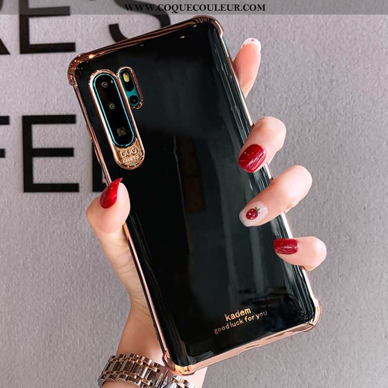 Coque Huawei P30 Pro Personnalité Rose Amoureux, Housse Huawei P30 Pro Créatif Orange