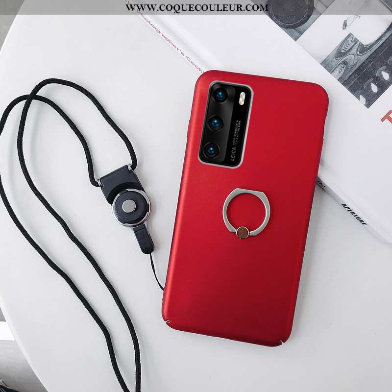 Coque Huawei P40 Délavé En Daim Support Téléphone Portable, Housse Huawei P40 Ornements Suspendus Pr