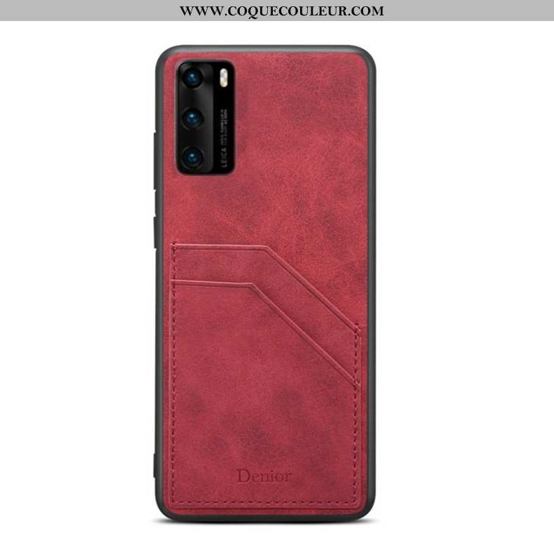 Housse Huawei P40 Tendance Étui Incassable, Huawei P40 Légère Fluide Doux Bleu