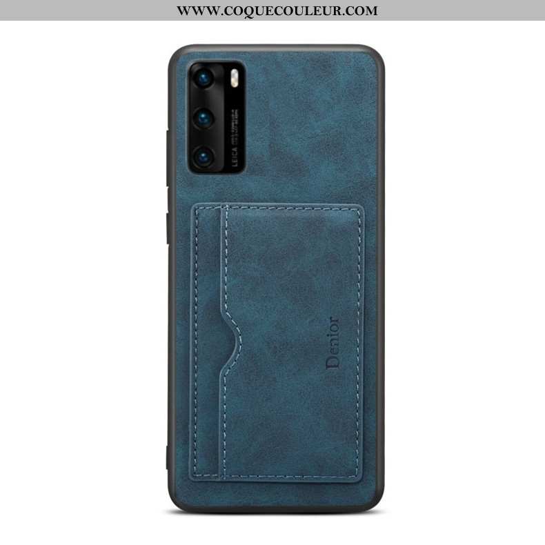 Housse Huawei P40 Tendance Étui Incassable, Huawei P40 Légère Fluide Doux Bleu