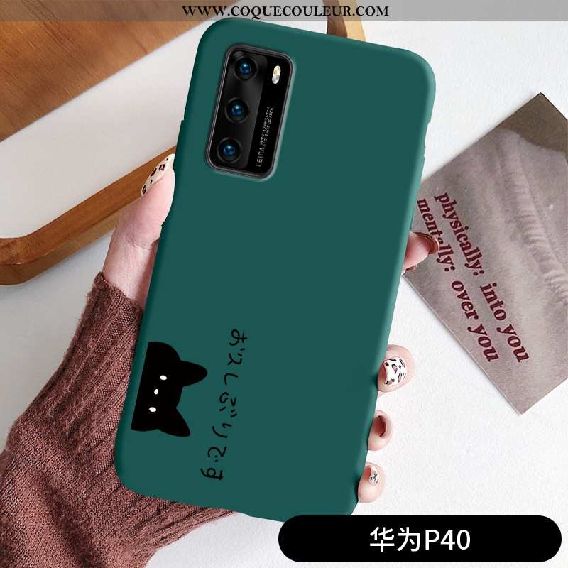 Coque Huawei P40 Délavé En Daim Légère Silicone, Housse Huawei P40 Ultra Protection Rouge