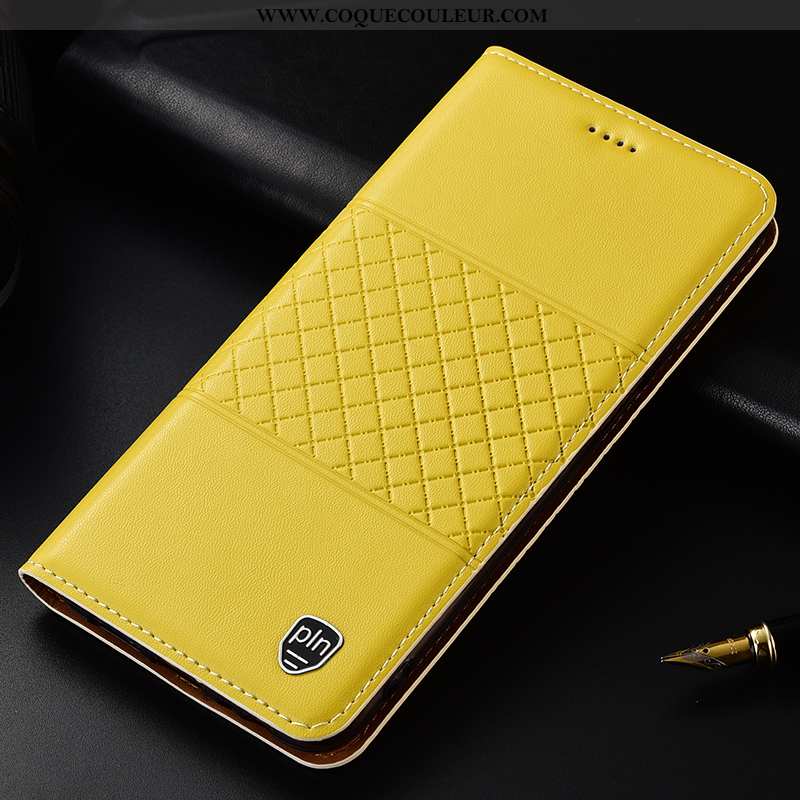 Coque Huawei P40 Cuir Étui, Housse Huawei P40 Protection Luxe Marron