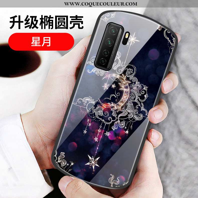 Étui Huawei P40 Lite 5g Protection Coque Étui, Huawei P40 Lite 5g Verre Cœur Rose