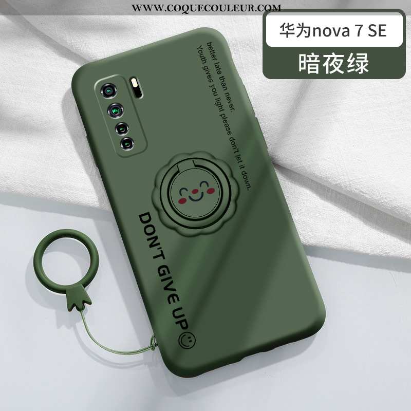 Coque Huawei P40 Lite 5g Créatif Légère Anneau, Housse Huawei P40 Lite 5g Ultra Tendance Bleu