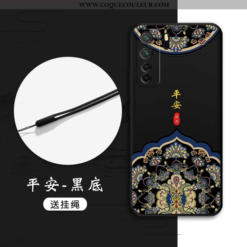 Étui Huawei P40 Lite 5g Protection Style Chinois Étui, Coque Huawei P40 Lite 5g Gaufrage Tout Compri