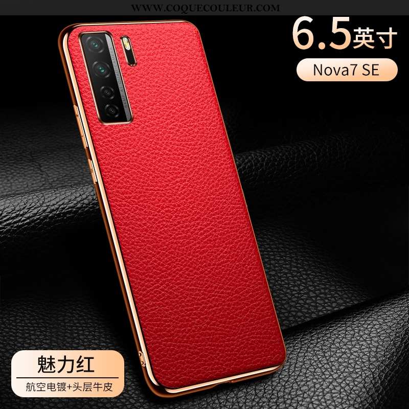 Étui Huawei P40 Lite 5g Cuir Business Bleu, Coque Huawei P40 Lite 5g Protection Bovins Bleu