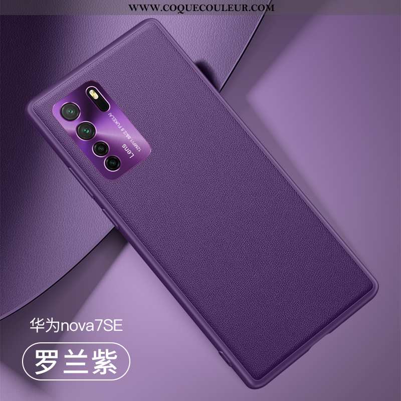 Étui Huawei P40 Lite 5g Fluide Doux Personnalité Étui, Coque Huawei P40 Lite 5g Protection Violet