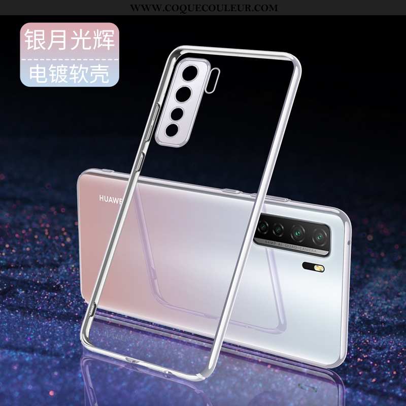 Coque Huawei P40 Lite 5g Protection Légère Coque, Housse Huawei P40 Lite 5g Transparent Étui Violet