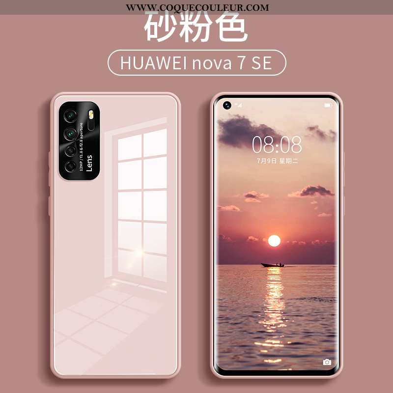 Housse Huawei P40 Lite 5g Ultra Miroir Étui, Étui Huawei P40 Lite 5g Légère Incassable Verte