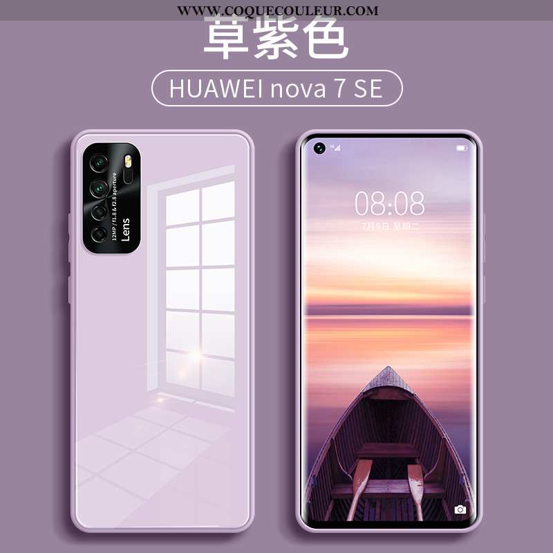 Housse Huawei P40 Lite 5g Ultra Miroir Étui, Étui Huawei P40 Lite 5g Légère Incassable Verte