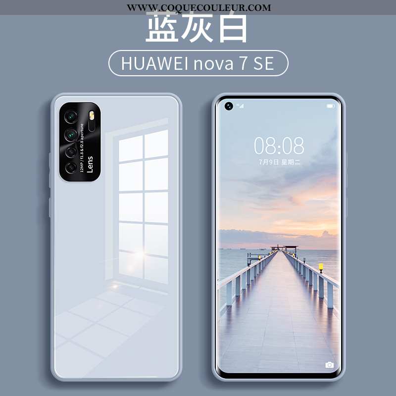 Housse Huawei P40 Lite 5g Ultra Miroir Étui, Étui Huawei P40 Lite 5g Légère Incassable Verte