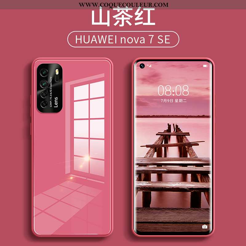 Housse Huawei P40 Lite 5g Ultra Miroir Étui, Étui Huawei P40 Lite 5g Légère Incassable Verte