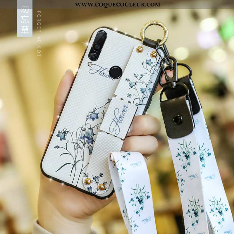 Étui Huawei P40 Lite E Silicone Tout Compris Étui, Coque Huawei P40 Lite E Mode Blanc Blanche