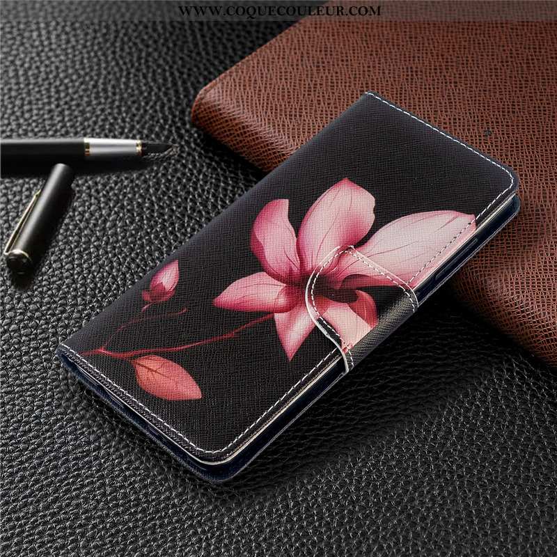 Étui Huawei P40 Lite E Cuir Housse Peinture, Coque Huawei P40 Lite E Protection Bleu