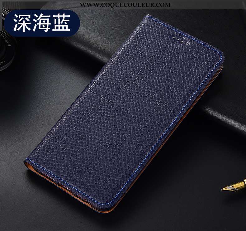 Coque Huawei P40 Lite E Cuir Véritable Protection Tout Compris, Housse Huawei P40 Lite E Modèle Fleu