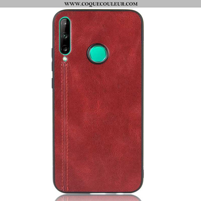 Coque Huawei P40 Lite E Protection Bovins Vin Rouge, Housse Huawei P40 Lite E Modèle Fleurie Étui Bo