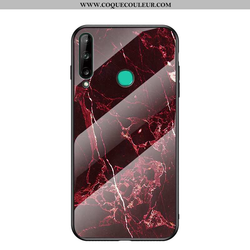 Coque Huawei P40 Lite E Tendance Verre, Housse Huawei P40 Lite E Silicone Ultra Bordeaux