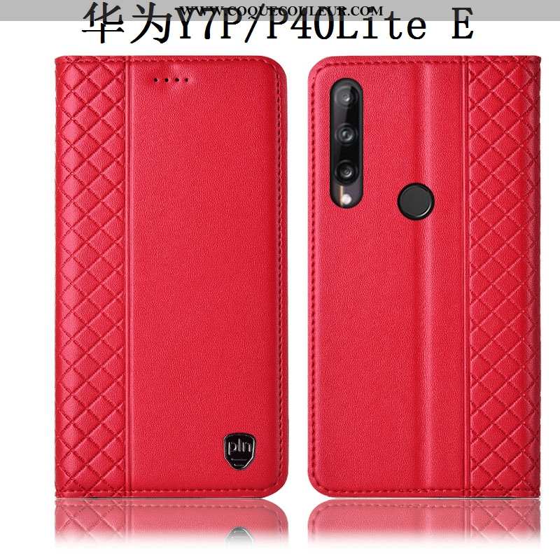 Étui Huawei P40 Lite E Cuir Véritable Téléphone Portable Tout Compris, Coque Huawei P40 Lite E Prote