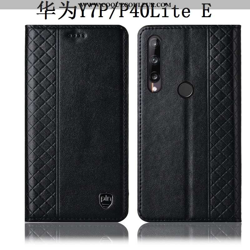 Étui Huawei P40 Lite E Cuir Véritable Téléphone Portable Tout Compris, Coque Huawei P40 Lite E Prote