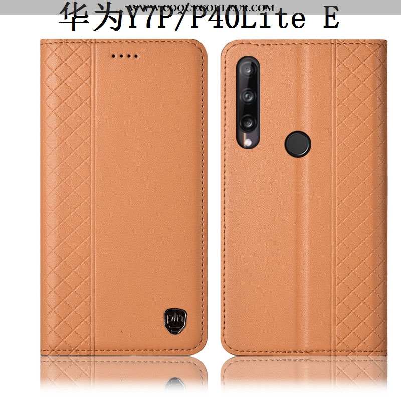 Étui Huawei P40 Lite E Cuir Véritable Téléphone Portable Tout Compris, Coque Huawei P40 Lite E Prote