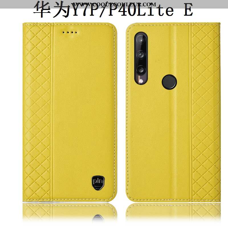 Étui Huawei P40 Lite E Cuir Véritable Téléphone Portable Tout Compris, Coque Huawei P40 Lite E Prote