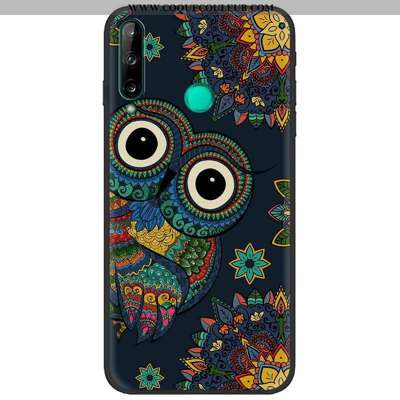 Coque Huawei P40 Lite E Créatif Blanc Noir, Housse Huawei P40 Lite E Dessin Animé Blanche