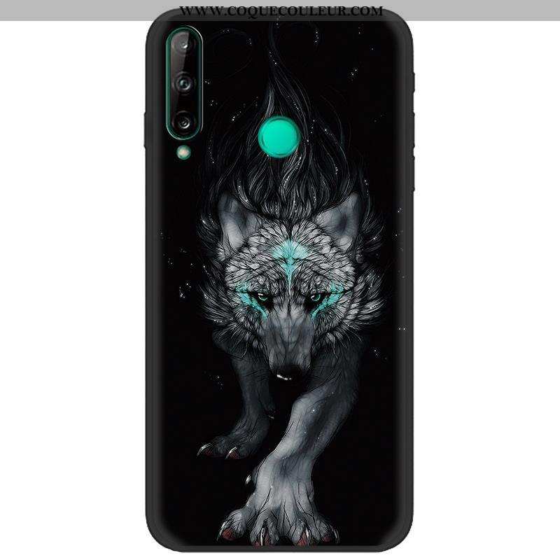 Coque Huawei P40 Lite E Créatif Blanc Noir, Housse Huawei P40 Lite E Dessin Animé Blanche