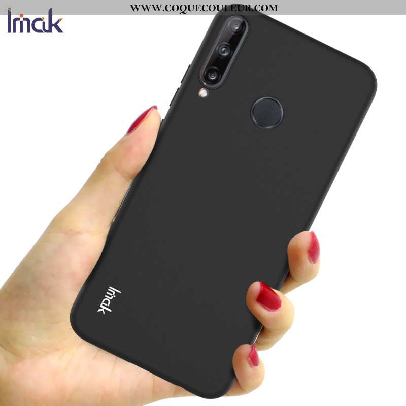 Étui Huawei P40 Lite E Délavé En Daim Bleu Marin Incassable, Coque Huawei P40 Lite E Silicone Bleu F