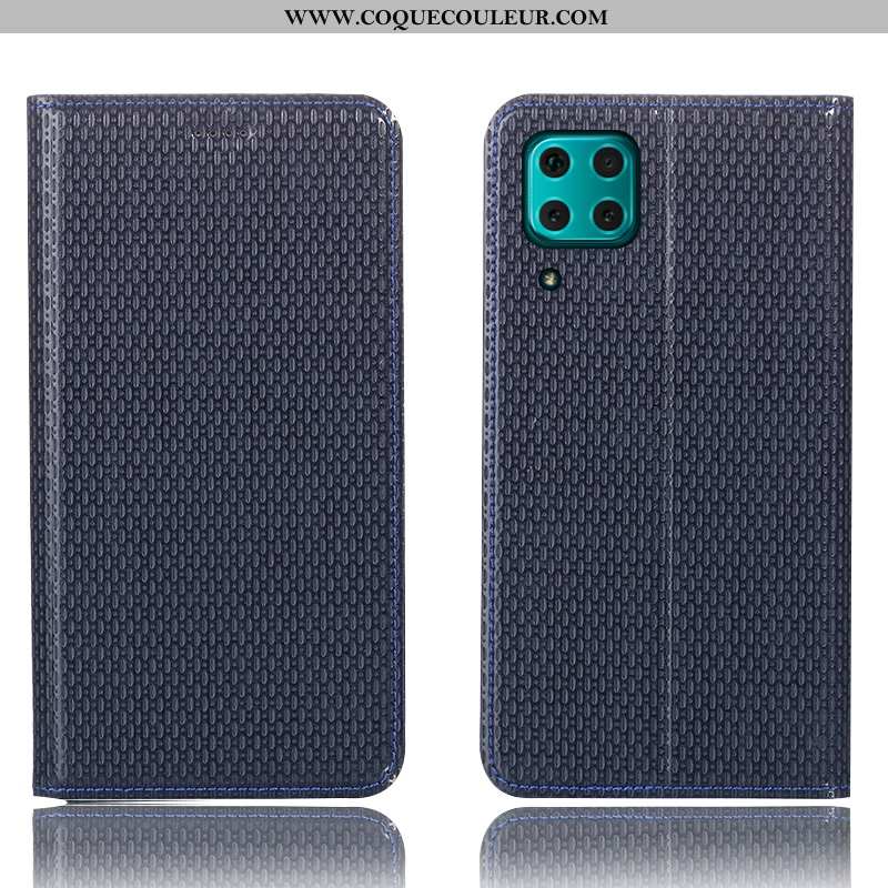 Housse Huawei P40 Lite Protection Modèle Fleurie Étui, Étui Huawei P40 Lite Cuir Véritable Téléphone