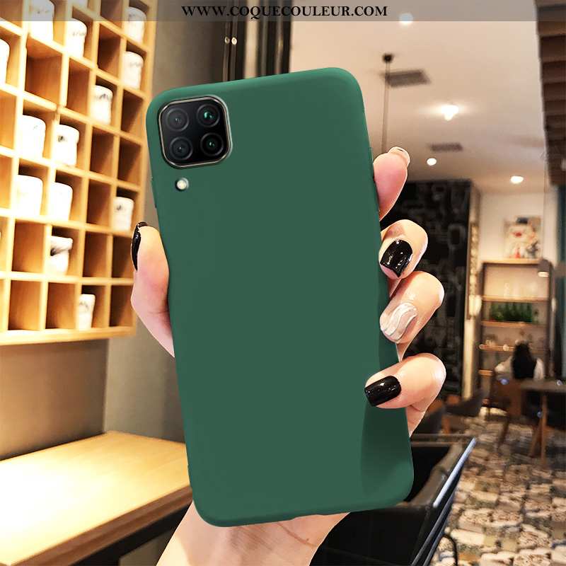 Housse Huawei P40 Lite Silicone Coque Étui, Étui Huawei P40 Lite Protection Tout Compris Noir