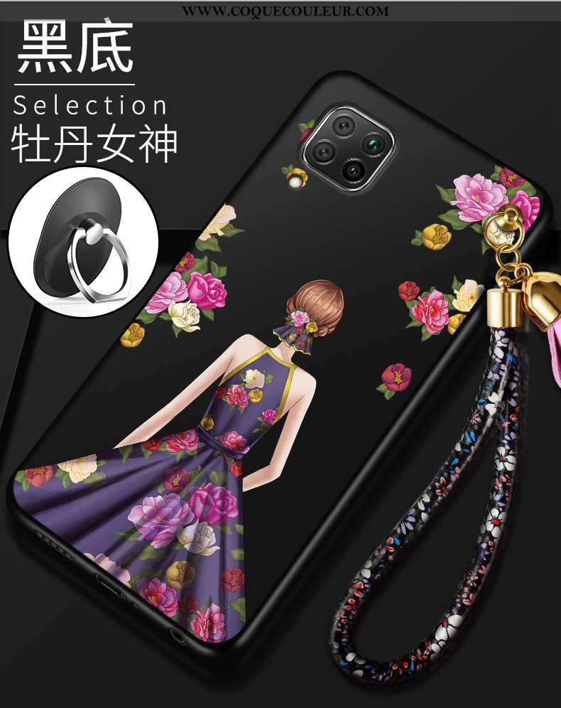 Étui Huawei P40 Lite Légère Protection Légères, Coque Huawei P40 Lite Fluide Doux Incassable Violet