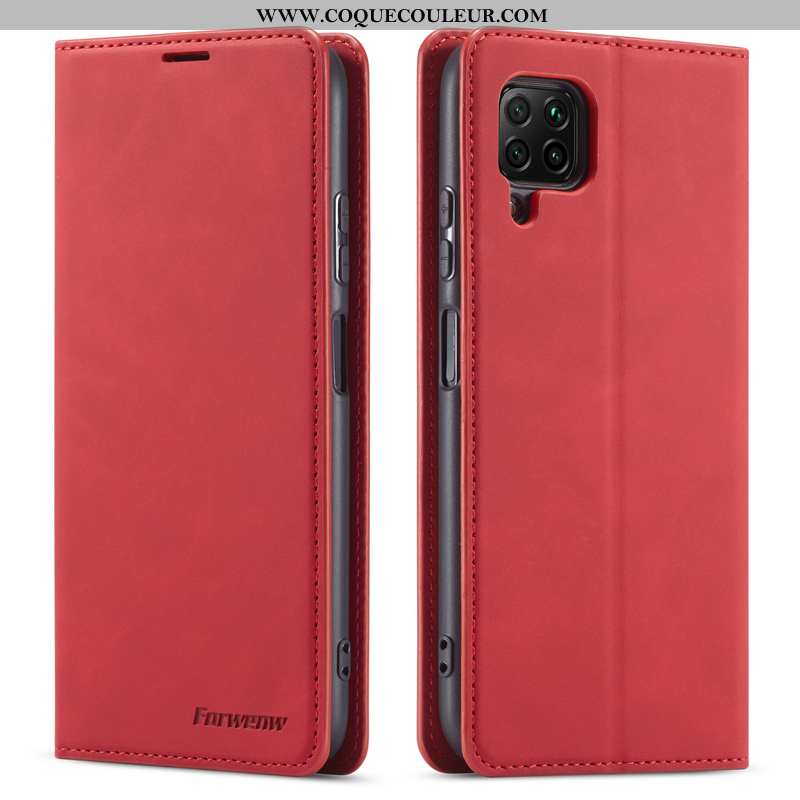 Coque Huawei P40 Lite Protection Business Téléphone Portable, Housse Huawei P40 Lite Cuir Véritable 