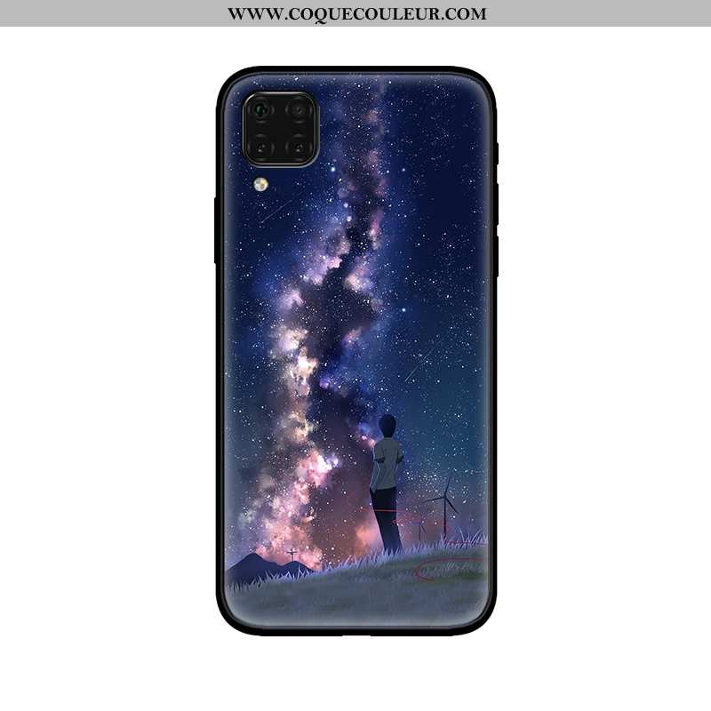 Coque Huawei P40 Lite Fluide Doux Téléphone Portable Incassable, Housse Huawei P40 Lite Mode Ciel Ét