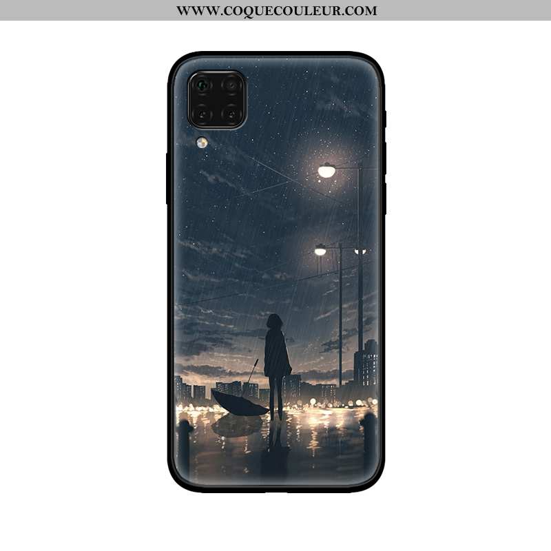 Coque Huawei P40 Lite Fluide Doux Téléphone Portable Incassable, Housse Huawei P40 Lite Mode Ciel Ét