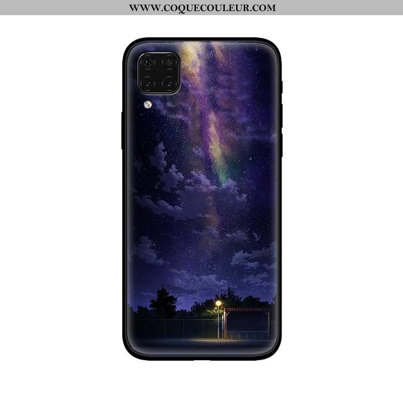 Coque Huawei P40 Lite Fluide Doux Téléphone Portable Incassable, Housse Huawei P40 Lite Mode Ciel Ét