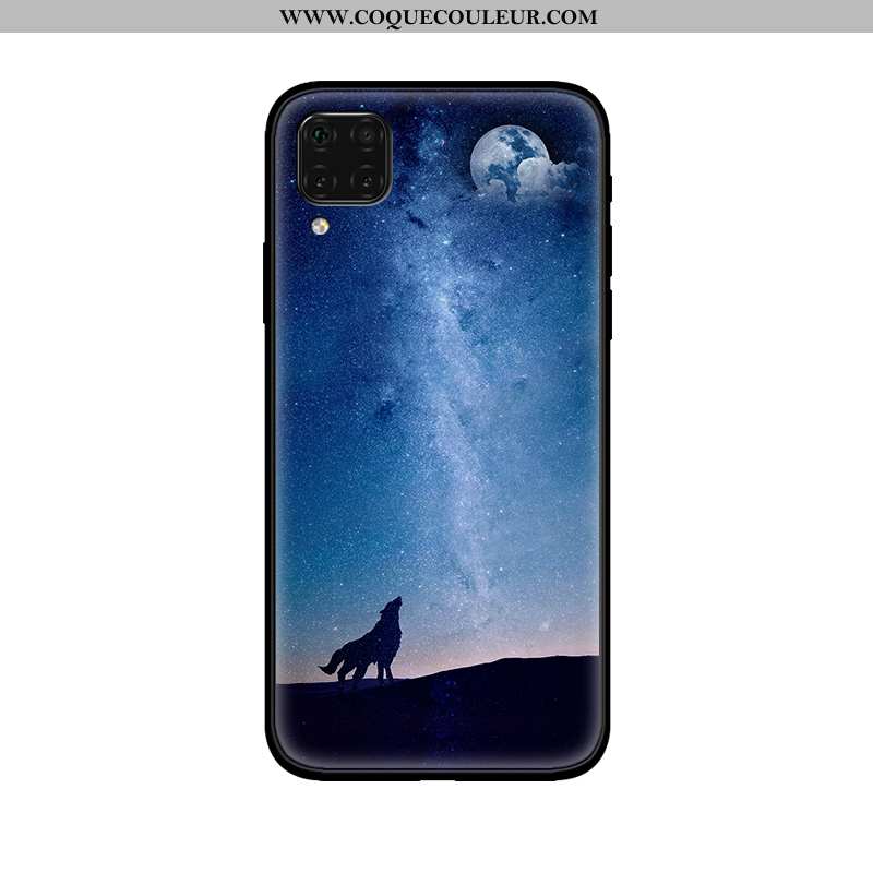 Coque Huawei P40 Lite Fluide Doux Téléphone Portable Incassable, Housse Huawei P40 Lite Mode Ciel Ét