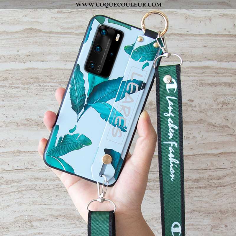 Étui Huawei P40 Pro Vintage Blanc Étui, Coque Huawei P40 Pro Tendance Tout Compris Blanche