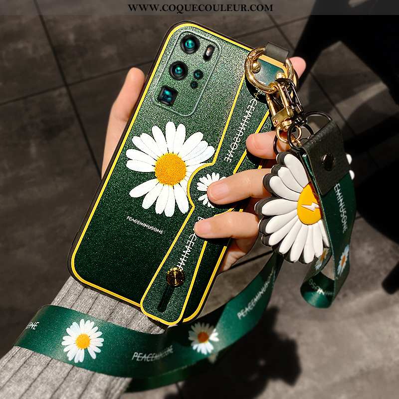 Étui Huawei P40 Pro Légère Petite Marguerite Incassable, Coque Huawei P40 Pro Fluide Doux Protection