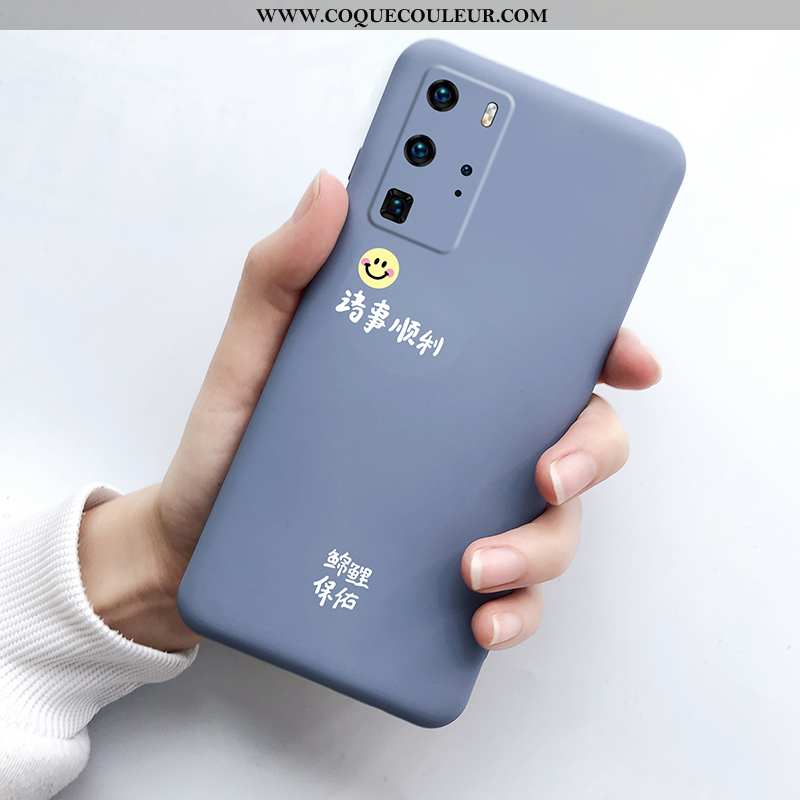 Housse Huawei P40 Pro Ultra Coque Téléphone Portable, Étui Huawei P40 Pro Tendance Protection Verte