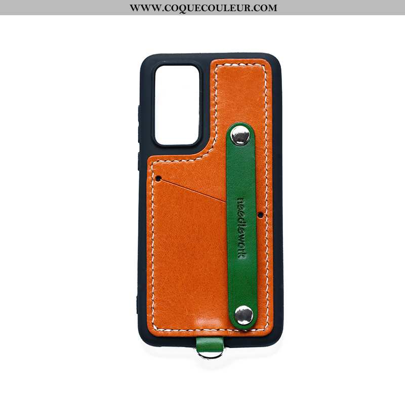 Étui Huawei P40 Pro Ornements Suspendus Vert Téléphone Portable, Coque Huawei P40 Pro Cuir Véritable