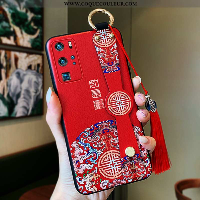 Étui Huawei P40 Pro Protection Tout Compris Rouge, Coque Huawei P40 Pro Ultra Légère Rouge