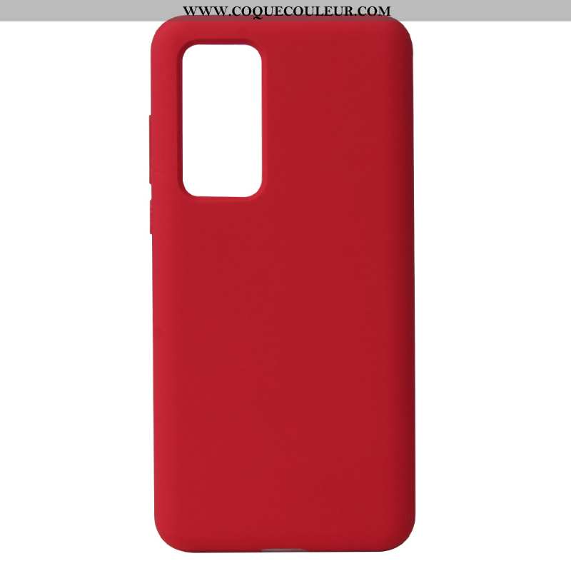 Étui Huawei P40 Pro Silicone Couleur Unie Vert, Coque Huawei P40 Pro Pure Téléphone Portable Verte
