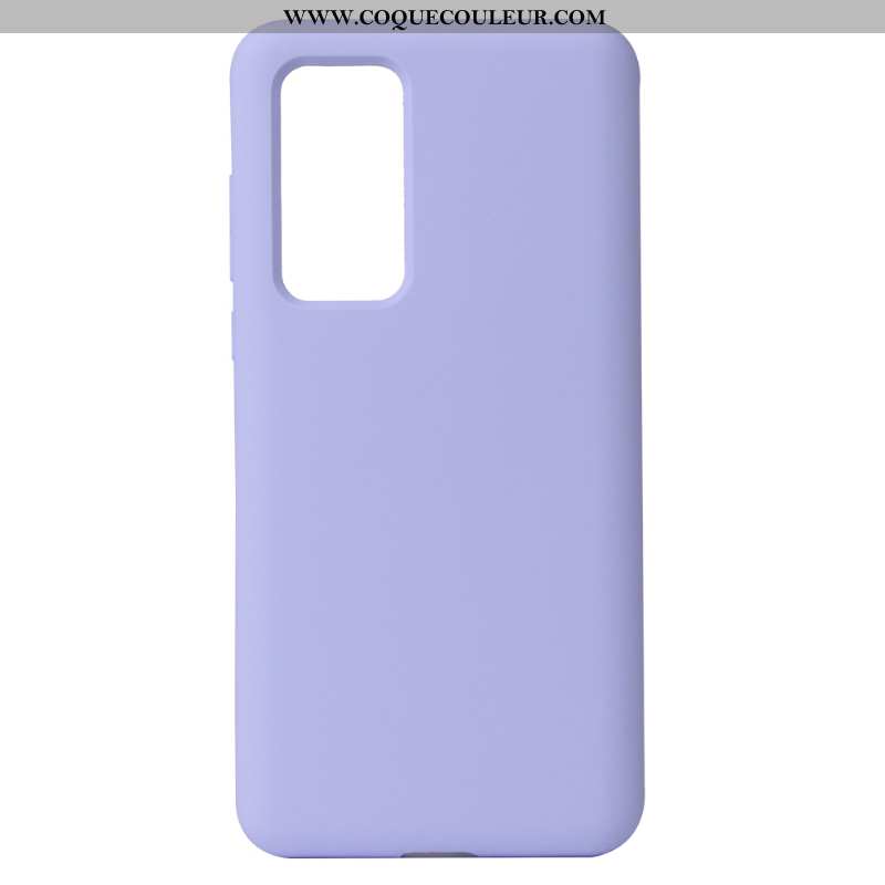 Étui Huawei P40 Pro Silicone Couleur Unie Vert, Coque Huawei P40 Pro Pure Téléphone Portable Verte