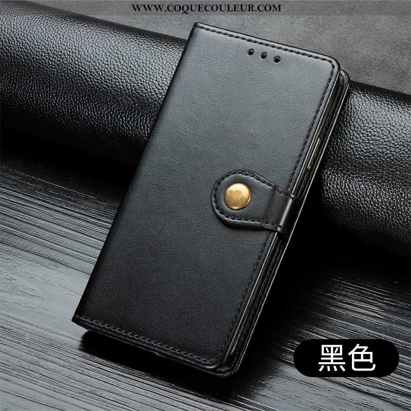 Étui Huawei Y5 2020 Cuir Business Incassable, Coque Huawei Y5 2020 Portefeuille Armée Verte