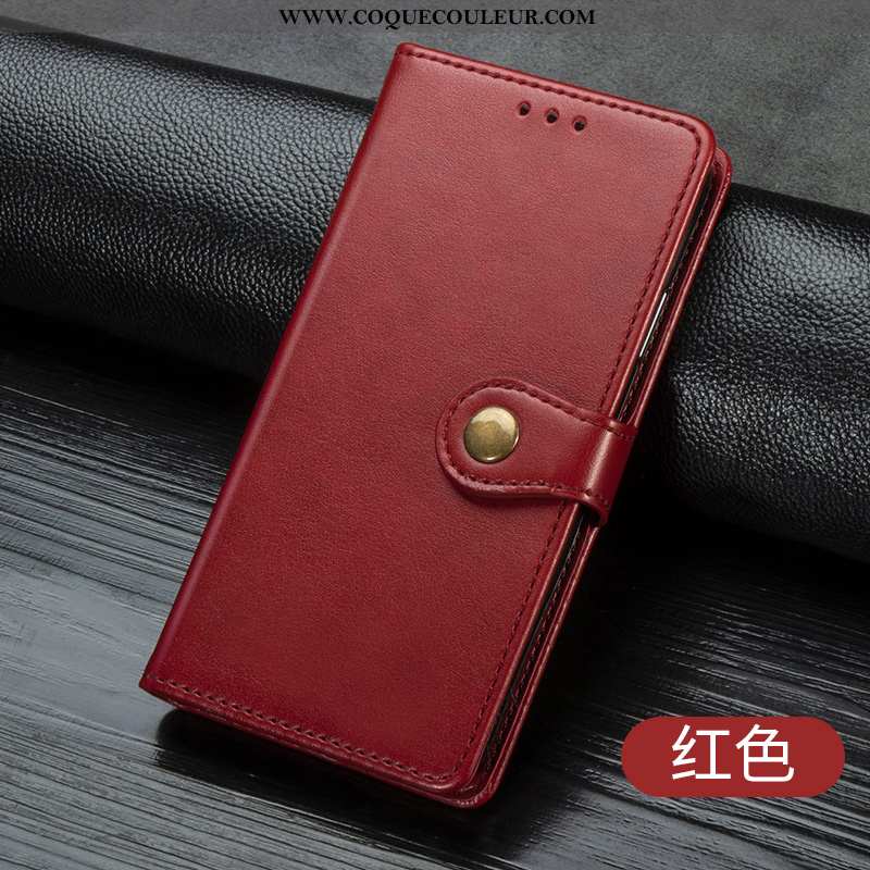 Étui Huawei Y5 2020 Cuir Business Incassable, Coque Huawei Y5 2020 Portefeuille Armée Verte