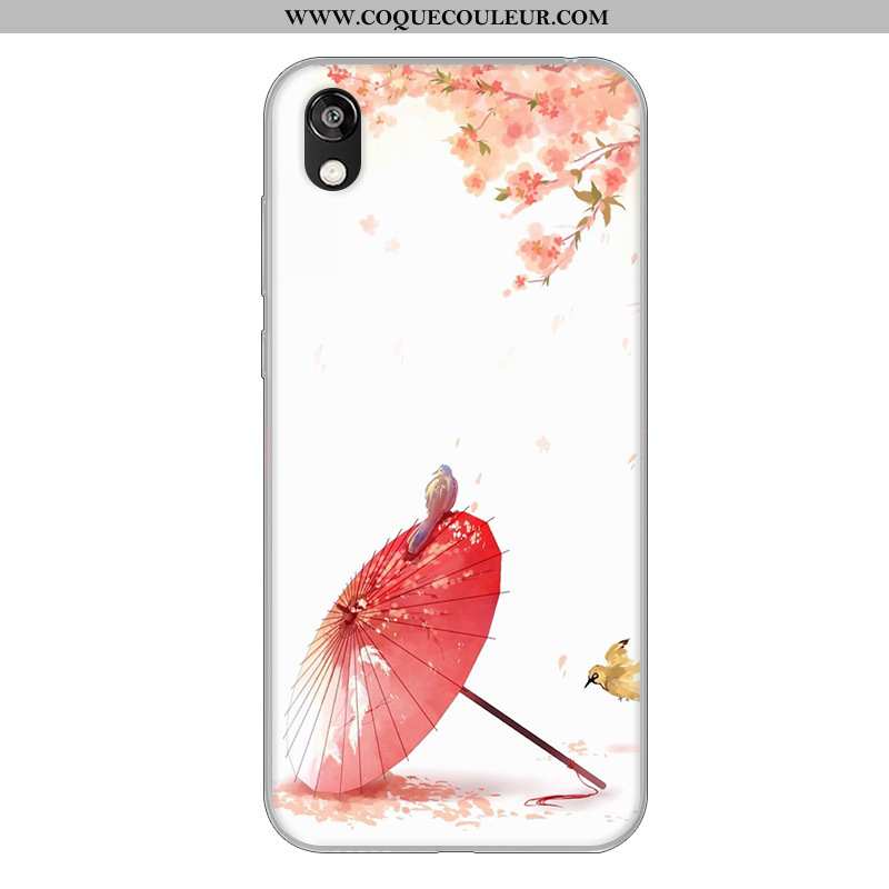 Coque Huawei Y5 2020 Fluide Doux Rose Vent, Housse Huawei Y5 2020 Téléphone Portable 2020