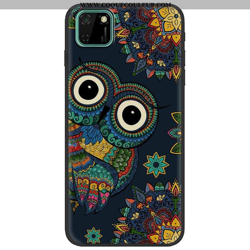 Étui Huawei Y5p Dessin Animé Téléphone Portable, Coque Huawei Y5p Fluide Doux Multicolore Coloré