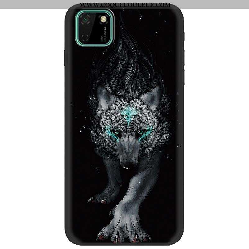 Étui Huawei Y5p Dessin Animé Téléphone Portable, Coque Huawei Y5p Fluide Doux Multicolore Coloré