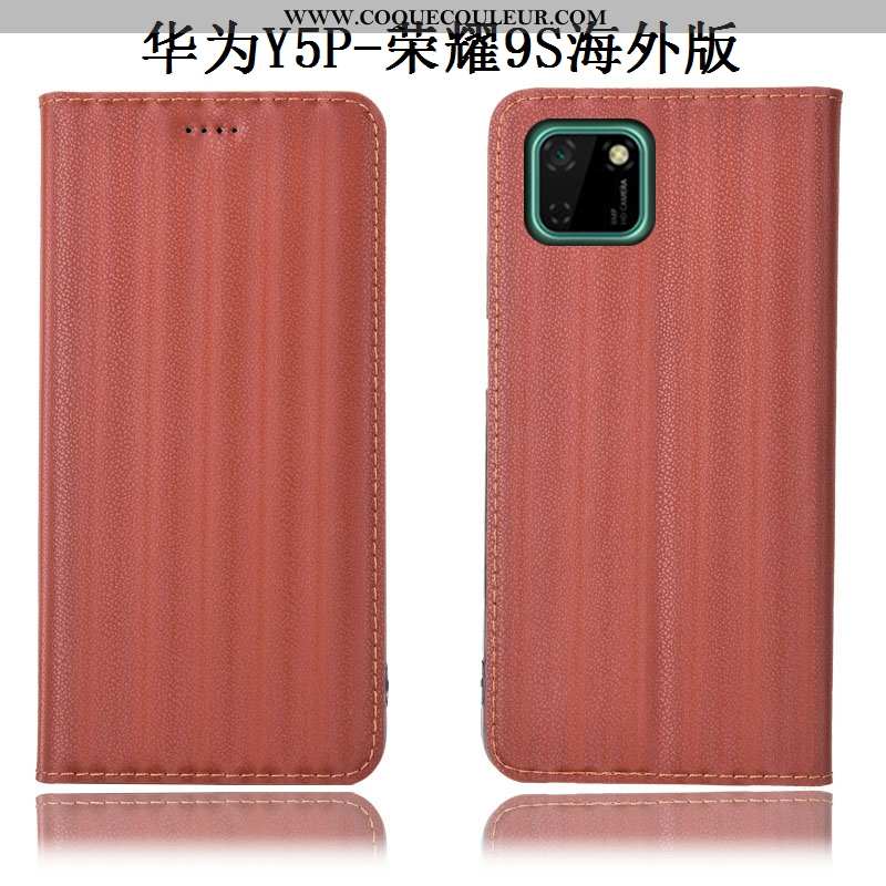 Coque Huawei Y5p Protection Incassable Étui, Housse Huawei Y5p Modèle Fleurie Dégradé Violet