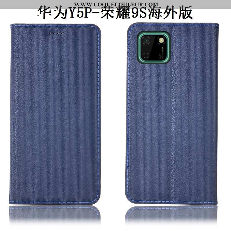 Coque Huawei Y5p Protection Incassable Étui, Housse Huawei Y5p Modèle Fleurie Dégradé Violet